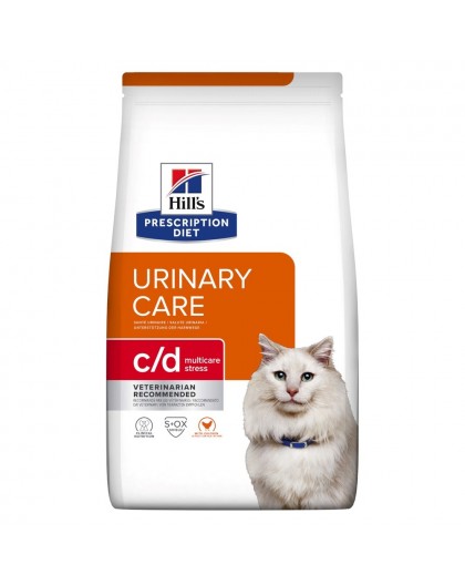 HILL'S PRESCRIPTION DIET Feline c/d Multicare Stress Dry cat food Chicken 1,5 kg