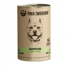 PAKA ZWIERZAKA Lamb and apple with mint - wet dog food - 400g