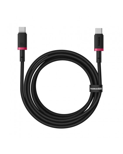 Baseus Dura Type C to Type C 100 W fast charging cable 2 m Black, Red