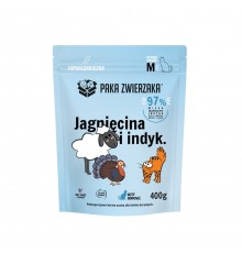 PAKA ZWIERZAKA Lamb and turkey M - dry cat food - 400g
