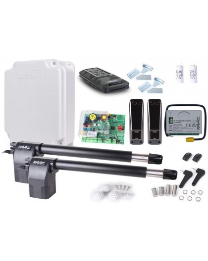 Set Alfa FDS - FAAC 414 for dual gates up to 8m