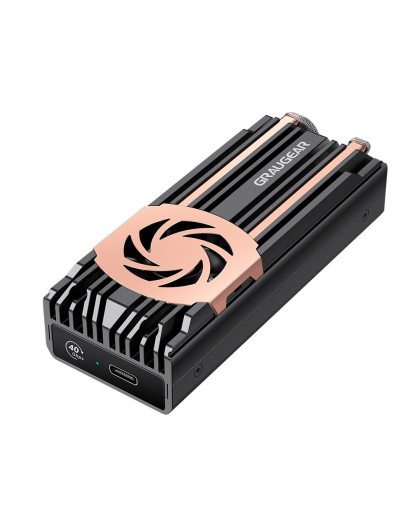 GRAUGEAR G-M2U4-40G-F storage drive enclosure SSD enclosure Black M.2