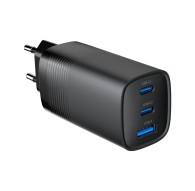 Gembird TA-UC-PDQC65-01-BK mobile device charger Universal Black AC Fast charging Indoor