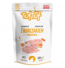TUF TUF Ground Chicken with Carrots - wet dog food - 500g