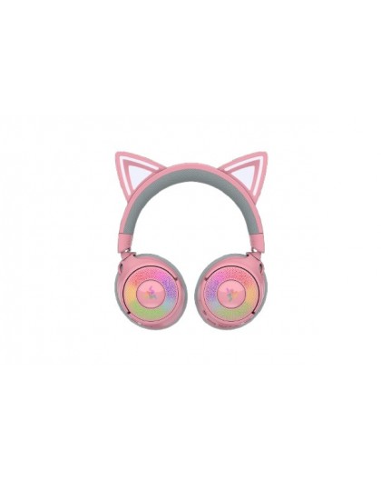 Razer Kraken Kitty V3 Pro - Quartz Headset Wired & Wireless Head-band Gaming USB Type-A Bluetooth Rose