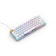 Glorious PC Gaming Race GMMK keyboard USB QWERTY US International Silver, White