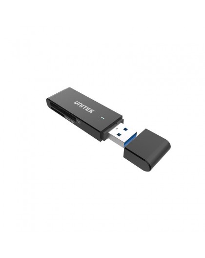 UNITEK Y-9327A card reader USB 3.2 Gen 1 (3.1 Gen 1) Type-A Black