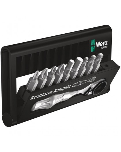 Wera Bit-Check 10 Zyklop Mini BiTorsion Set