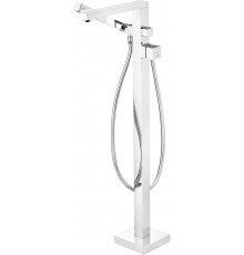 Freestanding bathtub mixer with shower set