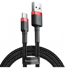 Baseus Cafule USB cable 2 m USB A USB C Black, Red