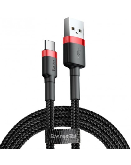 Baseus Cafule USB cable 2 m USB A USB C Black, Red
