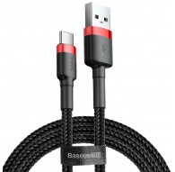 Baseus Cafule USB cable 2 m USB A USB C Black, Red