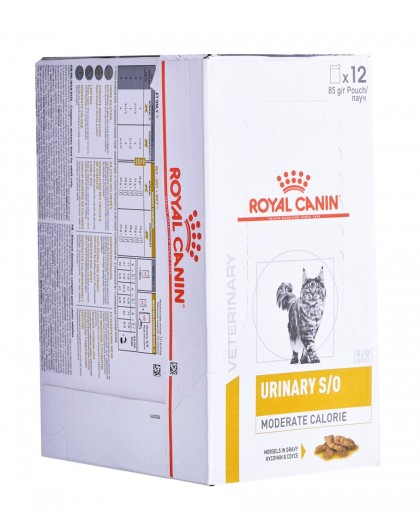 ROYAL CANIN Urinary S/O Moderate Calorie - wet cat food - 12 x 85g