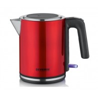 Severin WK 3427 electric kettle 1 L 2400 W Black, Red