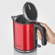 Severin WK 3427 electric kettle 1 L 2400 W Black, Red