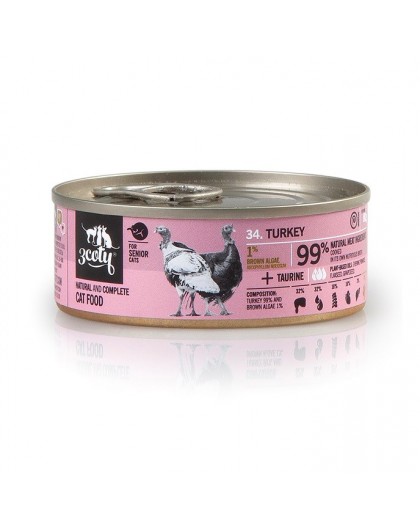 3COTY Turkey Senior - wet cat food - 80g