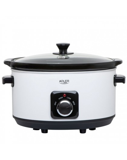 Adler AD 6413W Slow cooker 5.8 l White