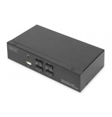 Digitus KVM Switch, 4 Port, Single Display, 4K, HDMI®
