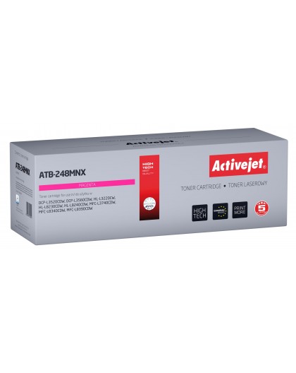 Activejet ATB-248MNX Toner for Brother printers Replacement Brother TN248XLM Supreme 2,300 pages magenta)