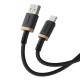 Baseus Dura USB Type A to Type C 60 W fast charging cable 1 m Black, Gold