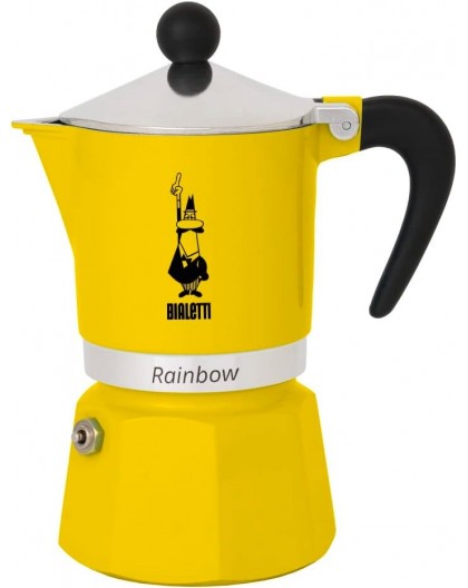 Coffee maker BIALETTI RAINBOW 6TZ 300 ml Yellow