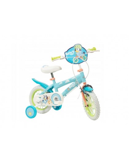 TOIMSA children's bicycle Bluey 12” Blue and lime blue