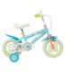 TOIMSA children's bicycle Bluey 12” Blue and lime blue