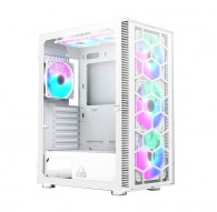 Montech X3 Glass Midi-Tower, RGB, Tempered Glass - white