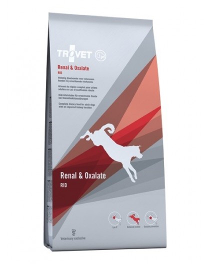TROVET Renal & Oxalate RID - dry dog food - 12,5kg