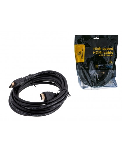Gembird 10m HDMI M/M HDMI cable HDMI Type A (Standard) Black