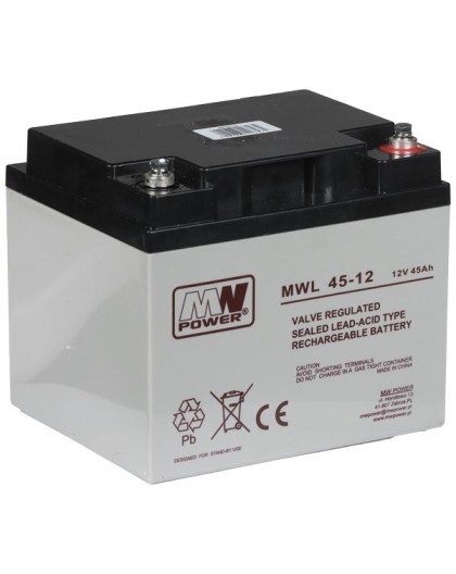 battery 12V/45AH