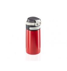 Leifheit 03245 travel mug 350 ml Black, Red Stainless steel