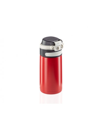 Leifheit 03245 travel mug 350 ml Black, Red Stainless steel