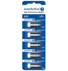 Alkaline batteries everActive A23 12V - blister 5 pcs