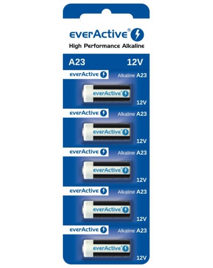 Alkaline batteries everActive A23 12V - blister 5 pcs