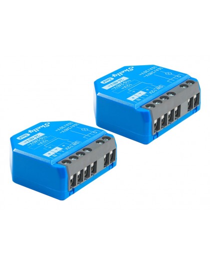 SHELLY 1 Gen4 Smart switch Blue 2 pcs