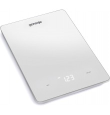 Gorenje KT10LBW White Countertop Rectangle Electronic kitchen scale