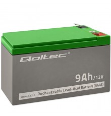 Qoltec 53031 AGM battery | 12V | 9Ah