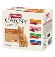 ANIMONDA Carny Adult Mix - nourriture humide pour chats - 8x85g