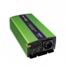 Qoltec Monolith power adapter/inverter Auto 600 W Green
