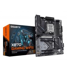 GIGABYTE X870 GAMING WIFI6 Motherboard - Supports AMD Ryzen 9000 CPUs, 8+2+2 phases VRM, up to 8000MHz DDR5 (OC), 1xPCIe 5.0 + 2