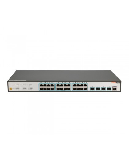 FiberHome S4820-28T-X-AC network switch Managed L2/L3 Gigabit Ethernet (10/100/1000) 1U Black, Grey