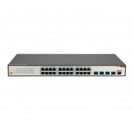 FiberHome S4820-28T-X-AC network switch Managed L2/L3 Gigabit Ethernet (10/100/1000) 1U Black, Grey