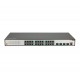 FiberHome S4820-28T-X-AC network switch Managed L2/L3 Gigabit Ethernet (10/100/1000) 1U Black, Grey