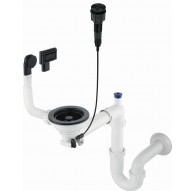 Siphon for 1-bowl granite sink - Space-Saver