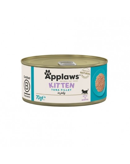APPLAWS Kitten Tuna fillet in jelly - wet cat food - 70g