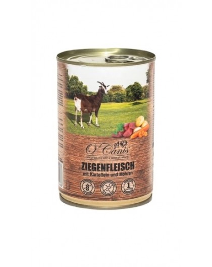 O'CANIS canned dog food- wet food-goat with potatoes- 400 g