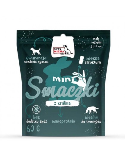 SYTA MICHA Mini treats with rabbit - treat for dogs - 60 g