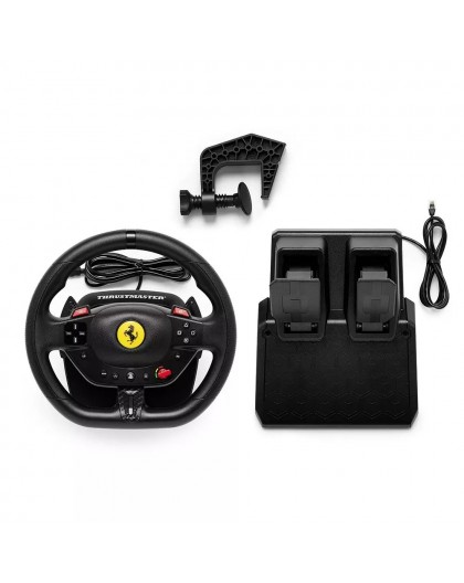 Thrustmaster T98-P FERRARI 296 GTB Black Steering wheel + Pedals PC, PlayStation 4, PlayStation 5