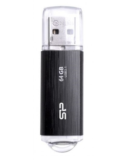 SILICON POWER Blaze B02 Pendrive USB flash drive 64 GB USB Type-A 3.2 Gen 1 (SP064GBUF3B02V1K) Black